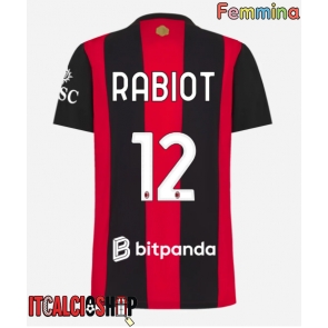 AC Milan Adrien Rabiot #12 Prima Maglia Femmina 2026-27 Manica Corta